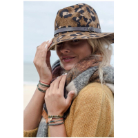 Luna Petrol Gold armband